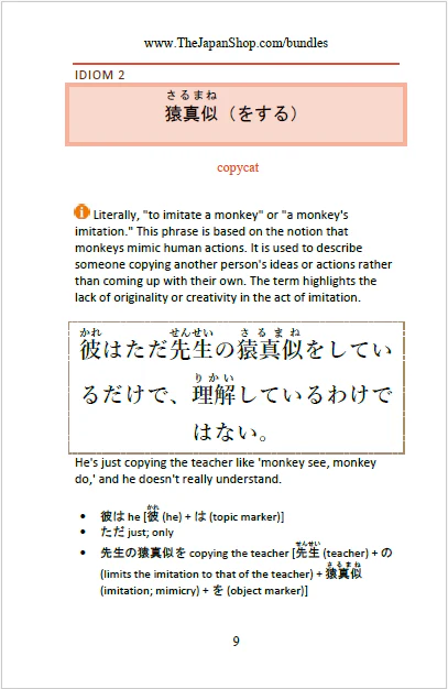 101 Common Japanese Idioms Volume 2 - Image 4