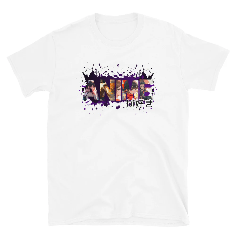 Anime ga Suki - I like Anime Short-Sleeve Unisex T-Shirt - Image 5