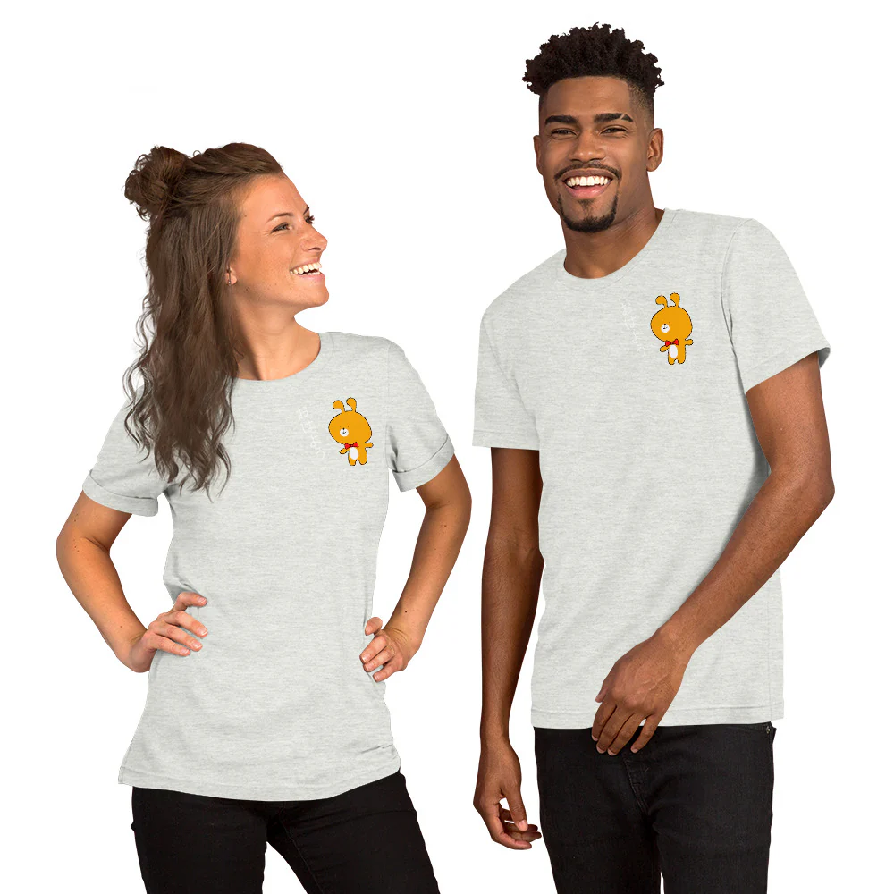 おはよう! Good morning in Japanese with Cute Character Short-Sleeve Unisex T-Shirt - Image 6