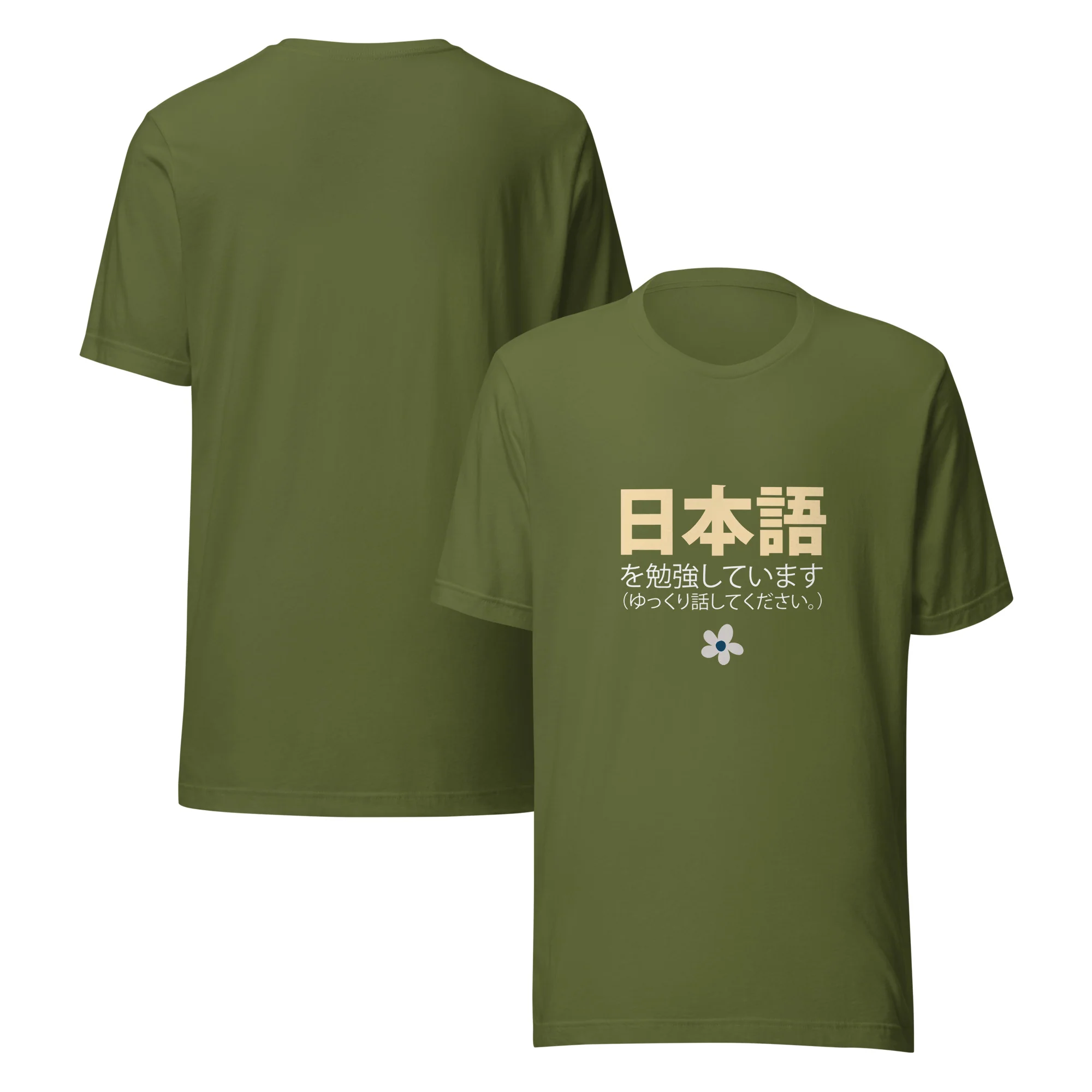 I'm Studying Japanese Please Speak Slowly Nihongo Shirt Short-Sleeve Unisex T-Shirt - Image 10