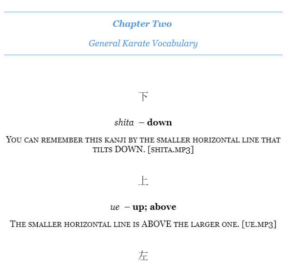 Karate Vocabulary: Handbook of 300 Essential Japanese Terms - Image 6