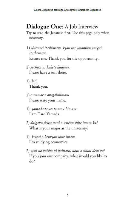 Learn Japanese through Dialogues Volume 6: Business Japanese [Paperback] - Image 3