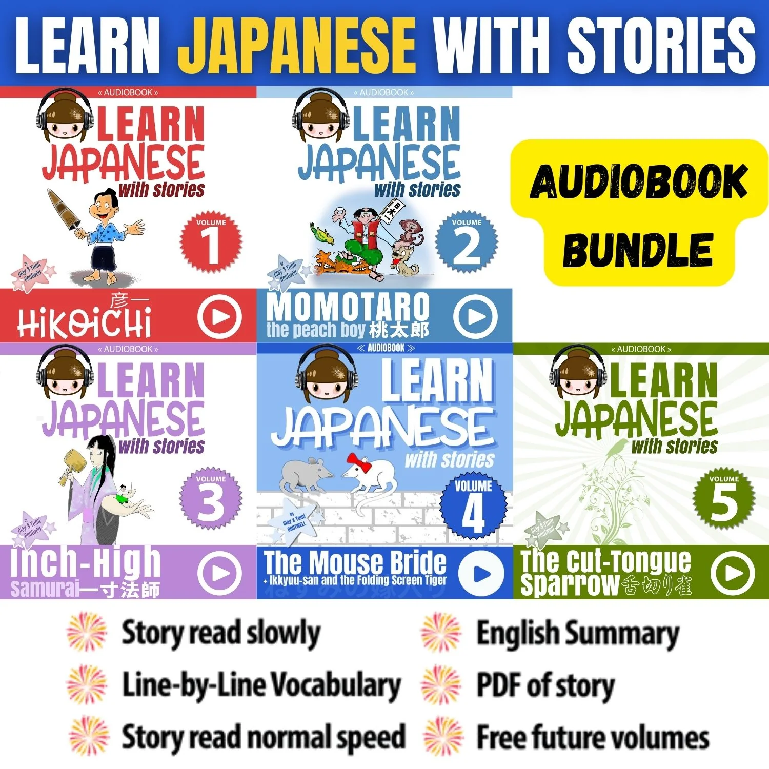 Learn Japanese with Stories AUDIOBOOK BUNDLE [5 Volume Bundle] [DIGITAL DOWNLOAD] - Image 8