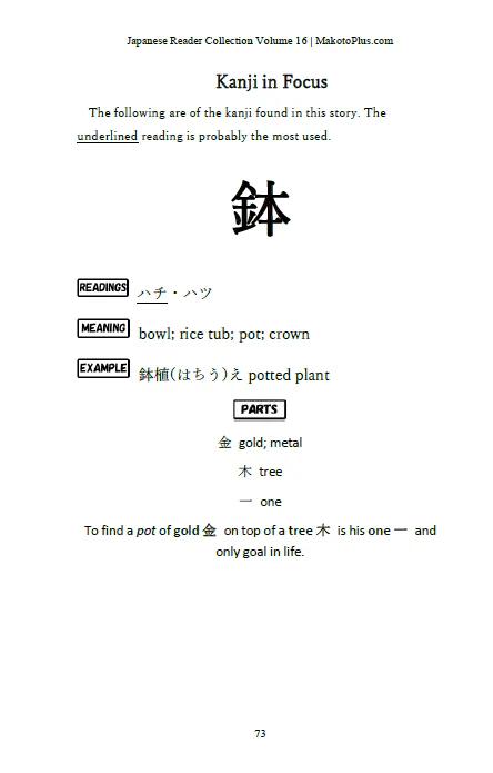 Learn Japanese with Stories Volume 16: The Bowl-Wearing Princess [Paperback] - Image 4